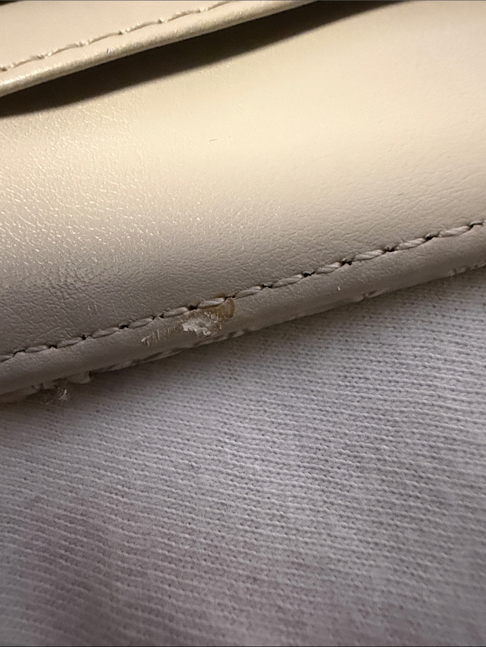 Guess Croc-Embossed Clutch in Light Gray with Black Trim - Picture 9 of 9
